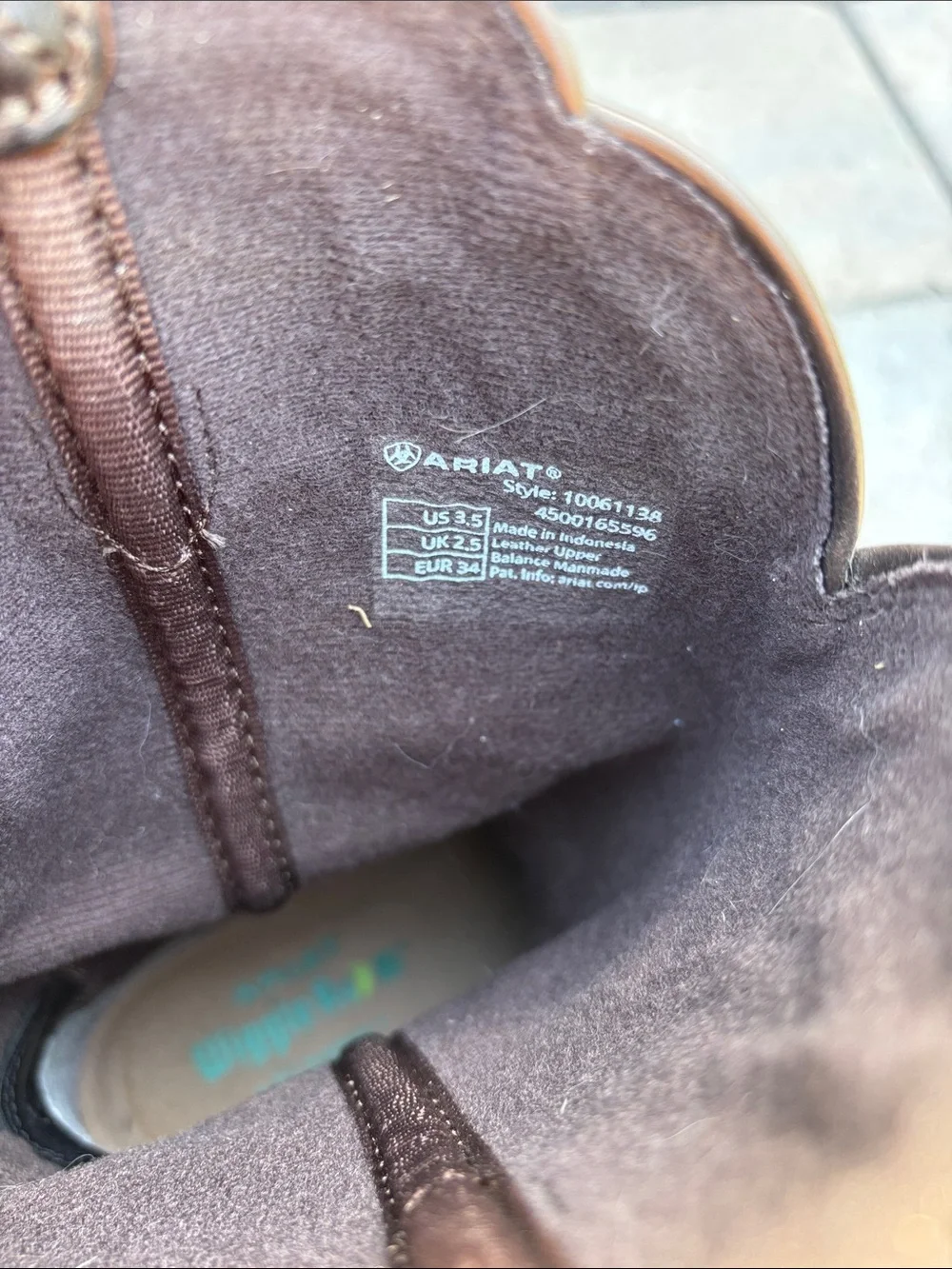 Ariat only worn